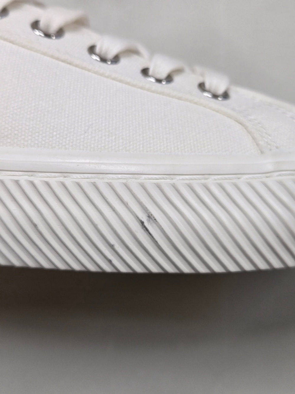 QUINCE Organic Eco Cotton Canvas Everyday Sneaker Women’s US 8.5 White 8912 - Picture 13 of 16